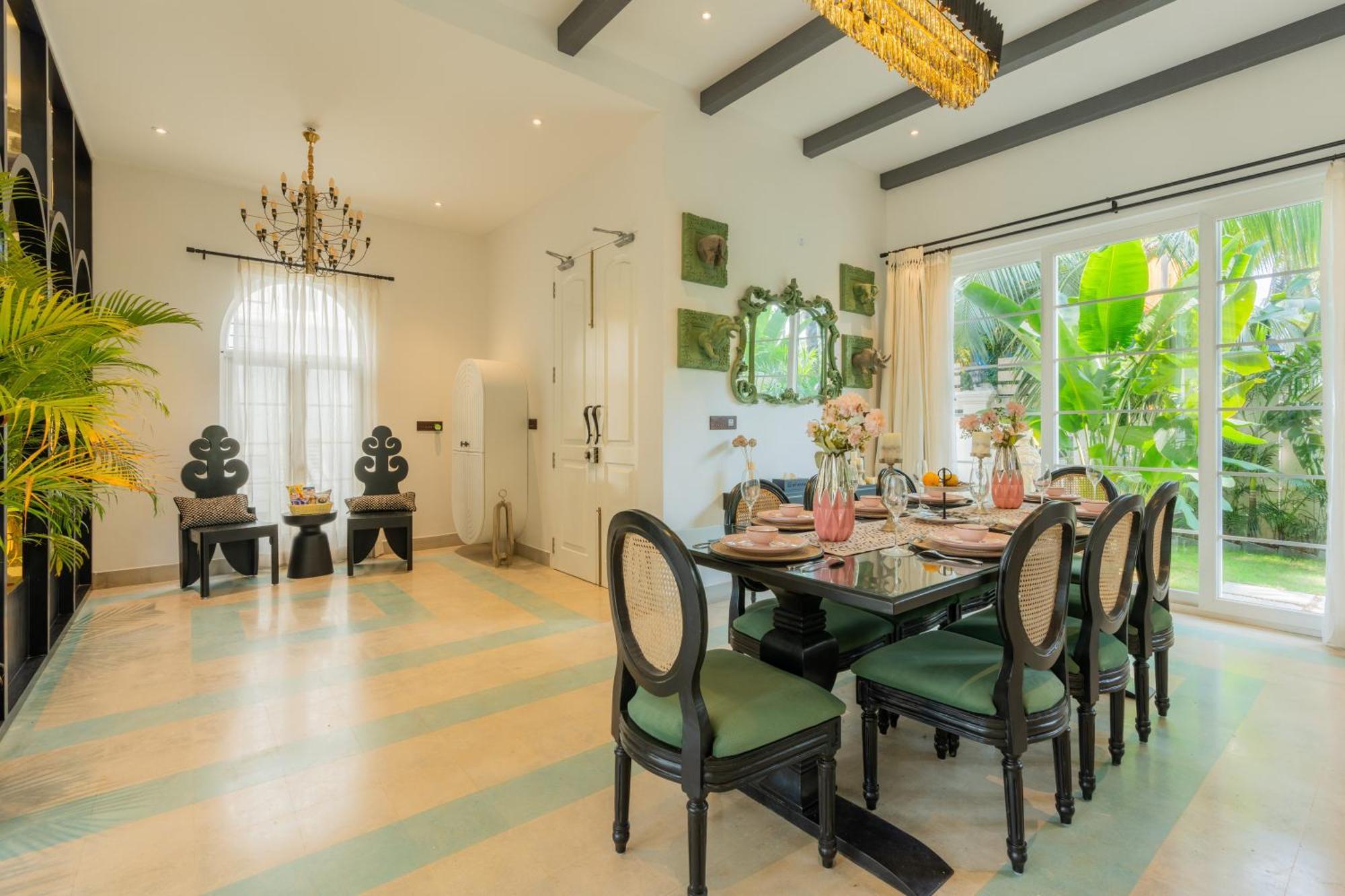 Elivaas 4 Bhk Villa With Pvt Pool & Jacuzzi-Yashgeet Siolim Exterior foto