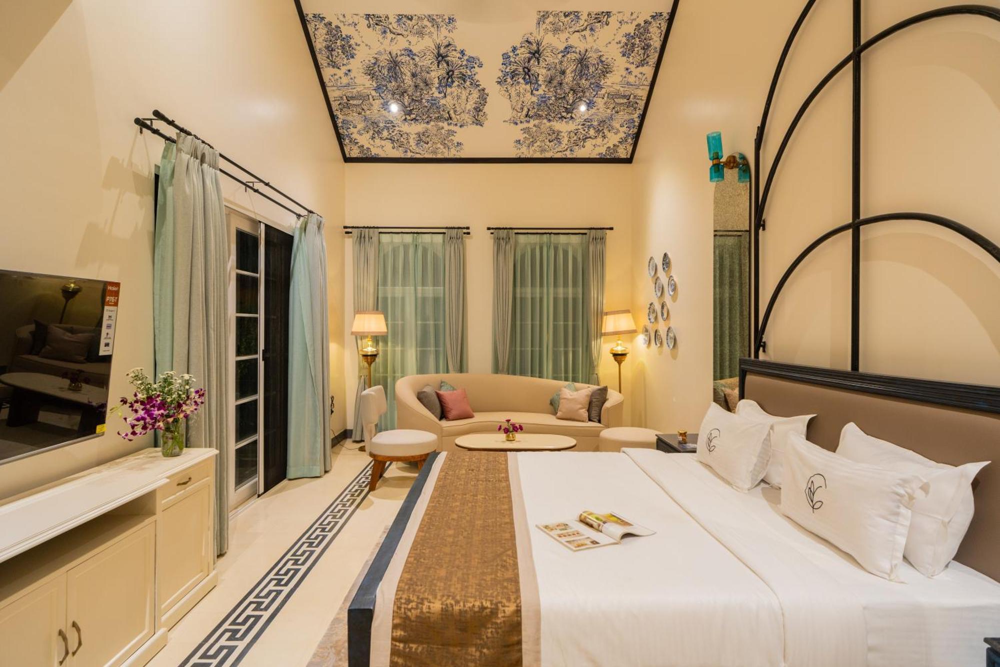 Elivaas 4 Bhk Villa With Pvt Pool & Jacuzzi-Yashgeet Siolim Exterior foto