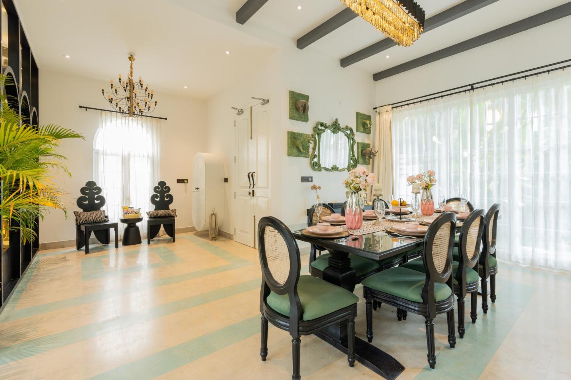 Elivaas 4 Bhk Villa With Pvt Pool & Jacuzzi-Yashgeet Siolim Exterior foto