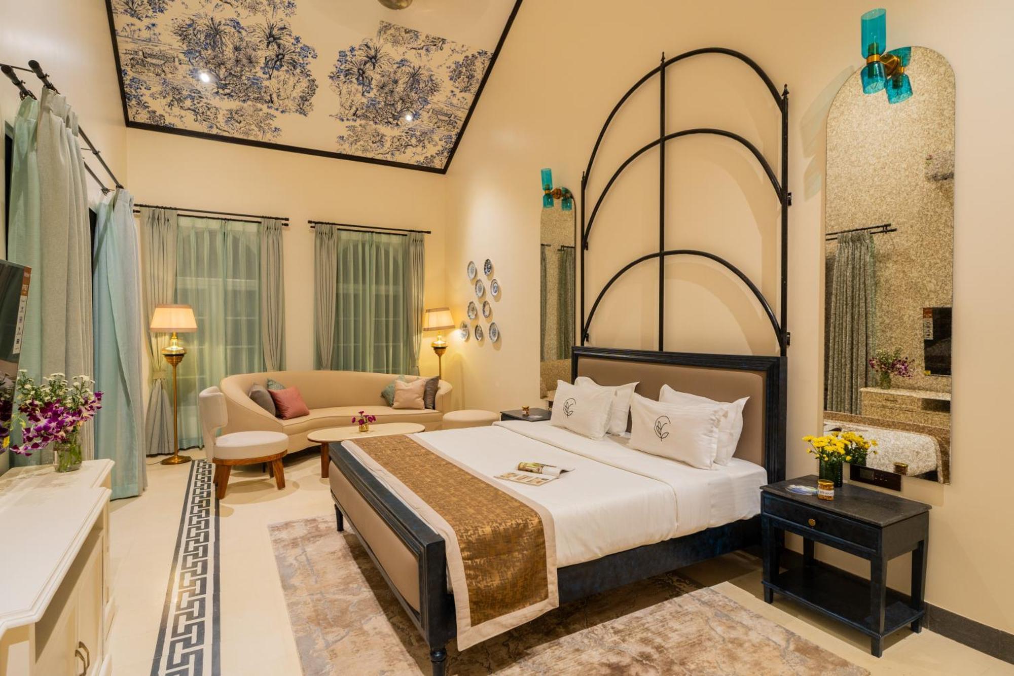 Elivaas 4 Bhk Villa With Pvt Pool & Jacuzzi-Yashgeet Siolim Exterior foto