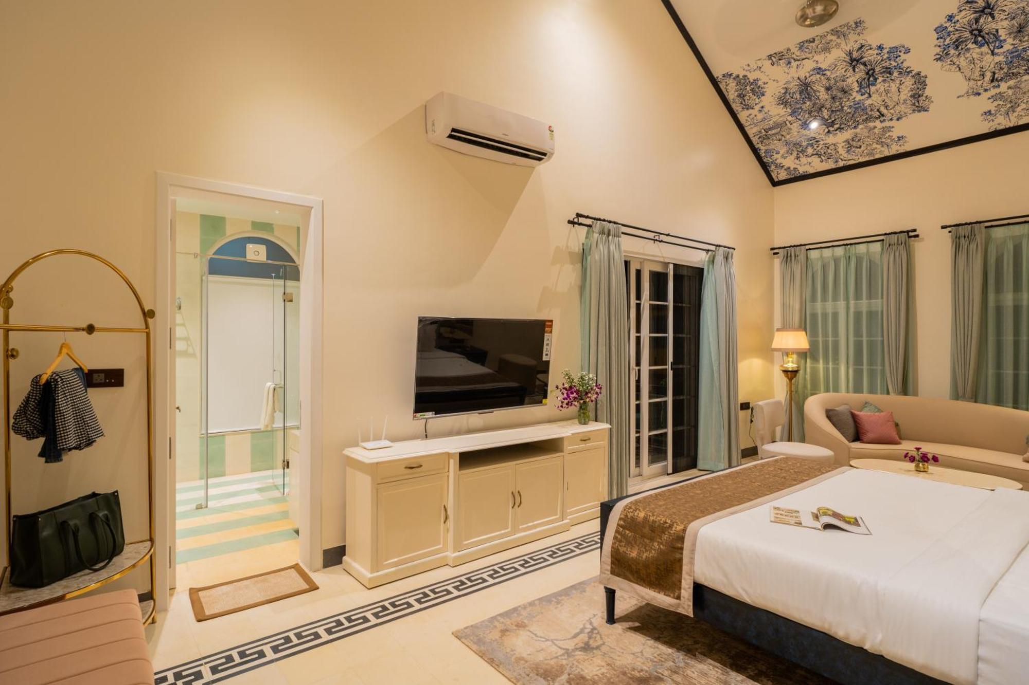 Elivaas 4 Bhk Villa With Pvt Pool & Jacuzzi-Yashgeet Siolim Exterior foto