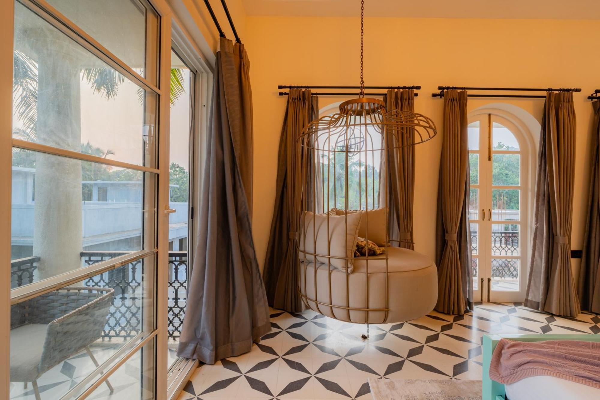 Elivaas 4 Bhk Villa With Pvt Pool & Jacuzzi-Yashgeet Siolim Exterior foto