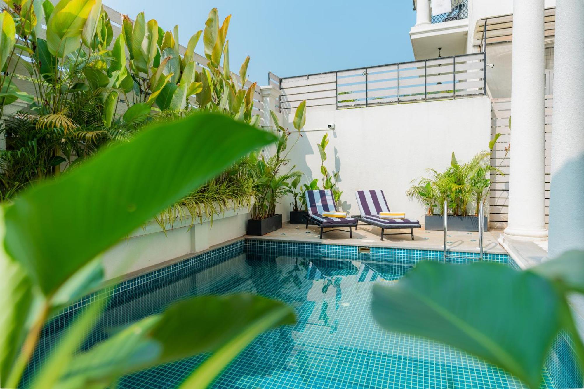 Elivaas 4 Bhk Villa With Pvt Pool & Jacuzzi-Yashgeet Siolim Exterior foto